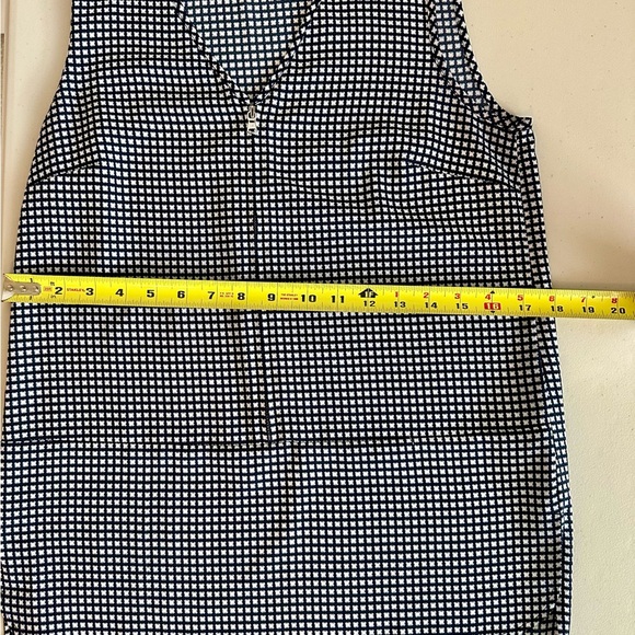 Nautica Black and White Checkered Blouse - Picture 13 of 15